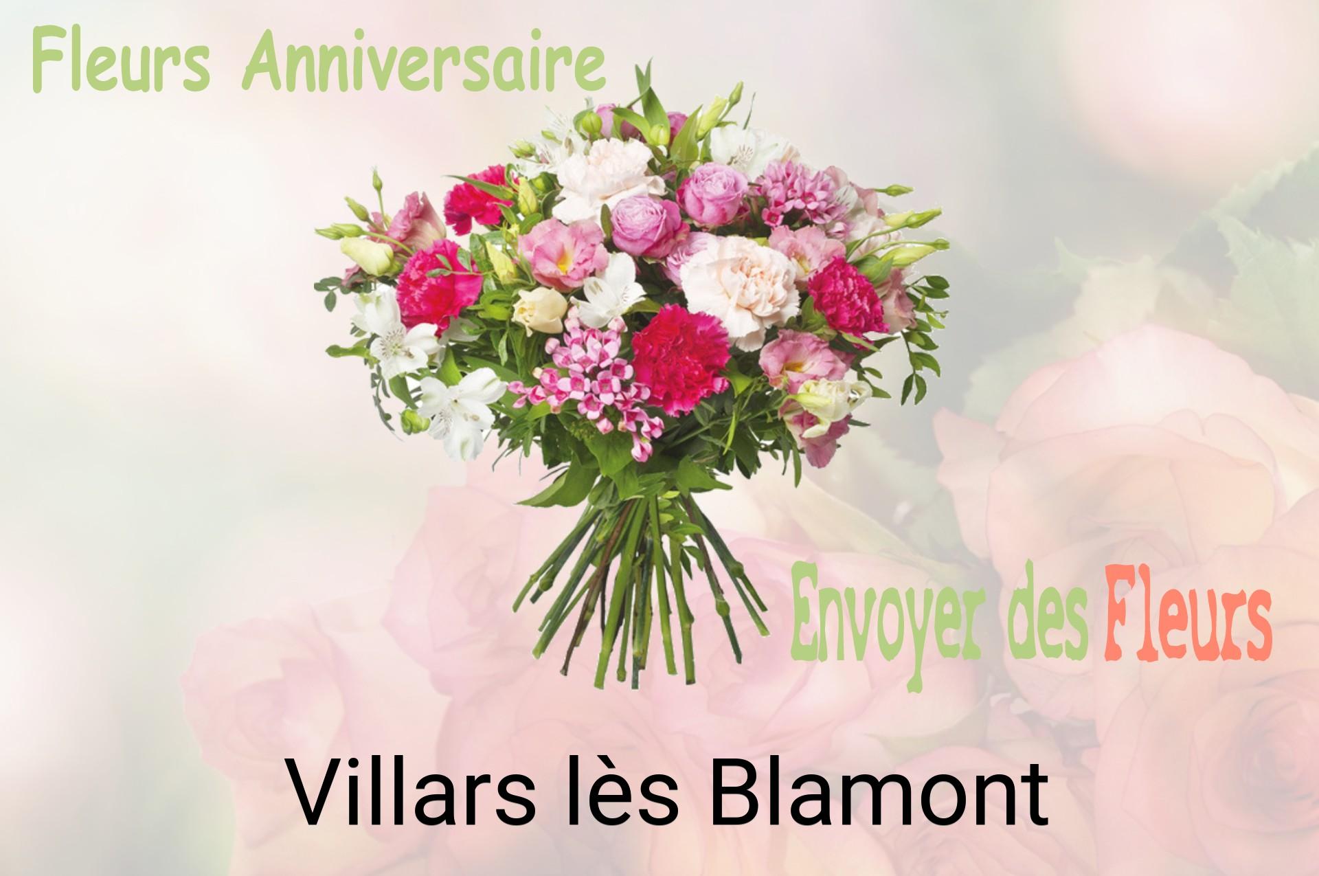 Bouquet de fleurs d’anniversaire livré à Villars-lès-Blamont